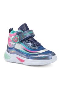 KangaRoos - Buty dziecięce KangaROOS K-SLG Willow Mid EV. Kolor: niebieski. Sport: turystyka piesza #1