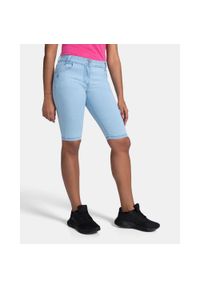Jeansowe spodenki damskie Kilpi PARIVA-W. Kolor: niebieski. Materiał: jeans