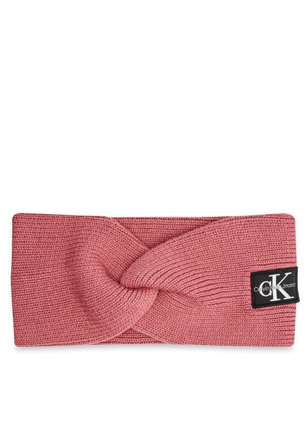 Calvin Klein Opaska materiałowa Mono Logo Patch K60K612660 Różowy. Kolor: różowy. Materiał: materiał, bawełna