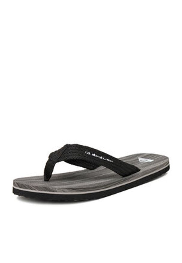 Quiksilver Japonki 877075A Czarny. Kolor: czarny. Materiał: materiał