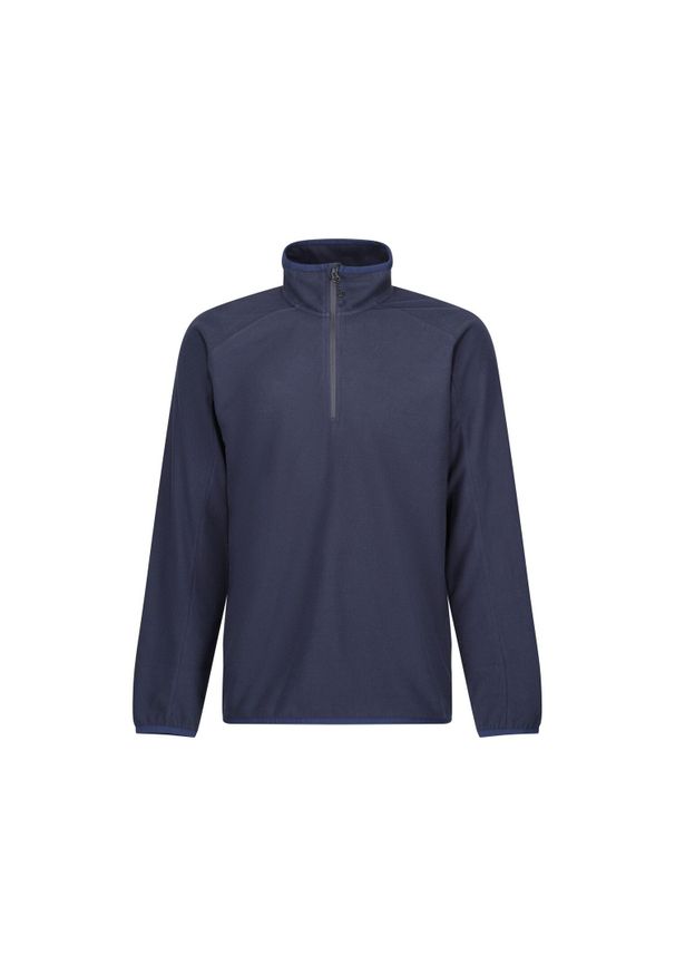 Regatta - Męski Polar Navigate Half Zip Fleece. Kolor: szary, niebieski, wielokolorowy. Materiał: polar. Sezon: zima. Styl: sportowy. Sport: turystyka piesza