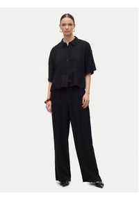 Vero Moda Koszula Linn 10306820 Czarny Relaxed Fit. Kolor: czarny. Materiał: wiskoza #6