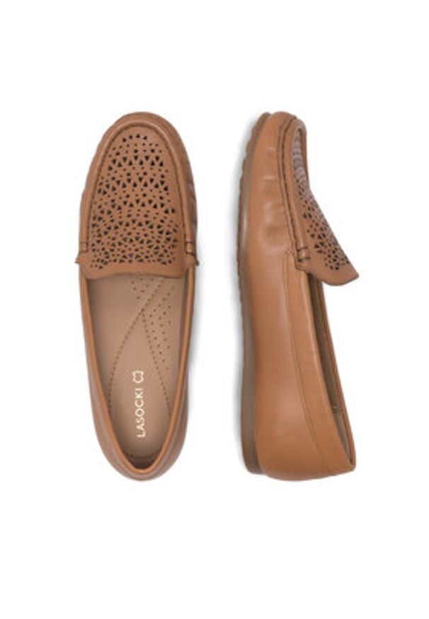 Lasocki Mokasyny GRD-D520-02 Brązowy. Kolor: brązowy. Materiał: skóra