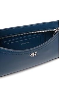 Calvin Klein Torebka Ck Small Shoulder Bag LV04F3170G Granatowy. Kolor: niebieski. Materiał: skórzane #4