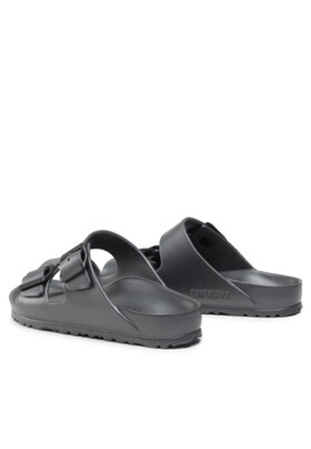 Birkenstock Klapki Arizona EVA 1001498 Szary. Kolor: szary. Materiał: skóra
