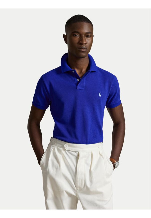 Polo Ralph Lauren Polo 710536856516 Niebieski Regular Fit. Typ kołnierza: polo. Kolor: niebieski. Materiał: bawełna