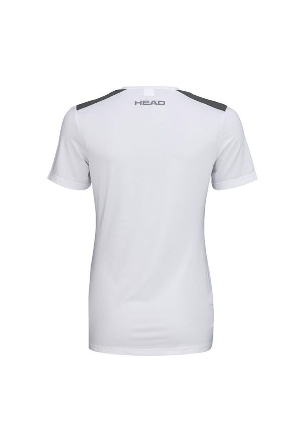 Head - T-Shirt damski CLUB 22 Tech. Kolor: niebieski, biały, wielokolorowy. Materiał: poliester. Długość rękawa: krótki rękaw. Długość: krótkie