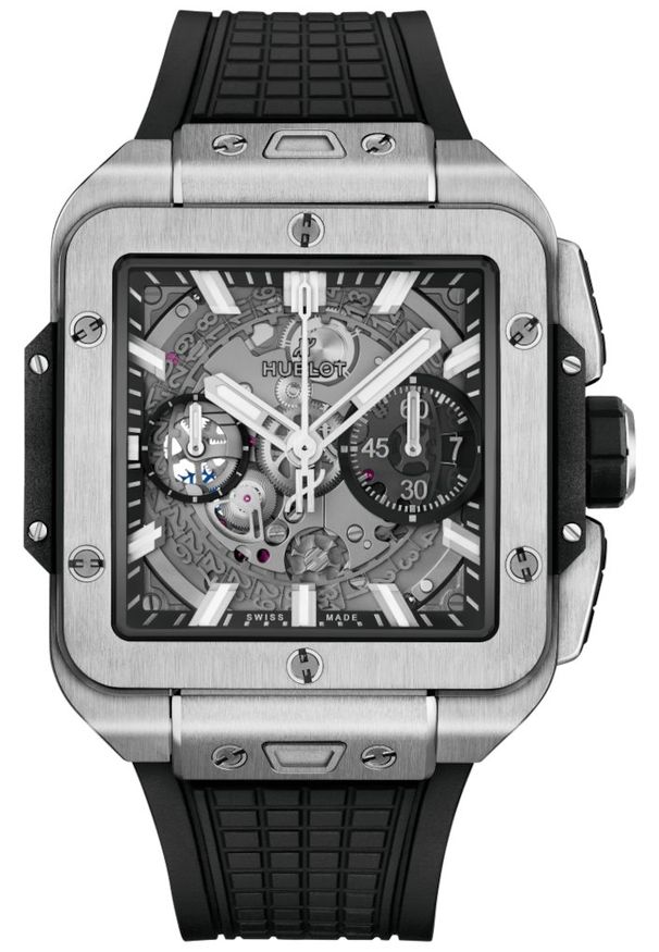 Zegarek Męski HUBLOT Square Bang Unico Titanium 42Mm Big Bang 821.NX.0170.RX