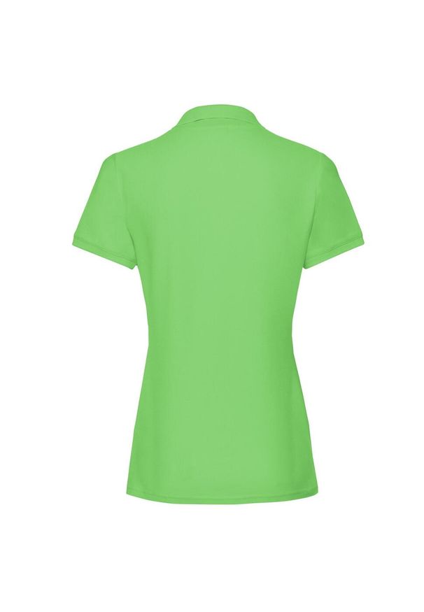 FRUIT OF THE LOOM - Damska Koszulka Polo Premium. Typ kołnierza: polo. Kolor: szary