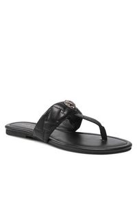 Kurt Geiger Japonki Kensington T-Bar Sandal 8651400109 Czarny. Kolor: czarny. Materiał: skóra #6