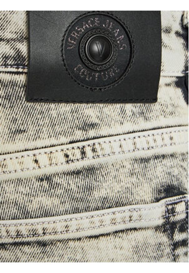 Versace Jeans Couture Jeansy 76GAB5K0 Biały Skinny Fit. Kolor: biały