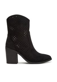 DeeZee Botki 220565-4 Czarny. Kolor: czarny. Materiał: materiał