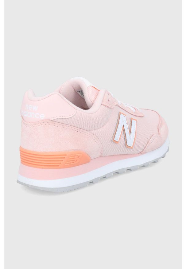 New Balance buty WL515CS3 kolor różowy. Zapięcie: sznurówki. Kolor: różowy. Materiał: guma