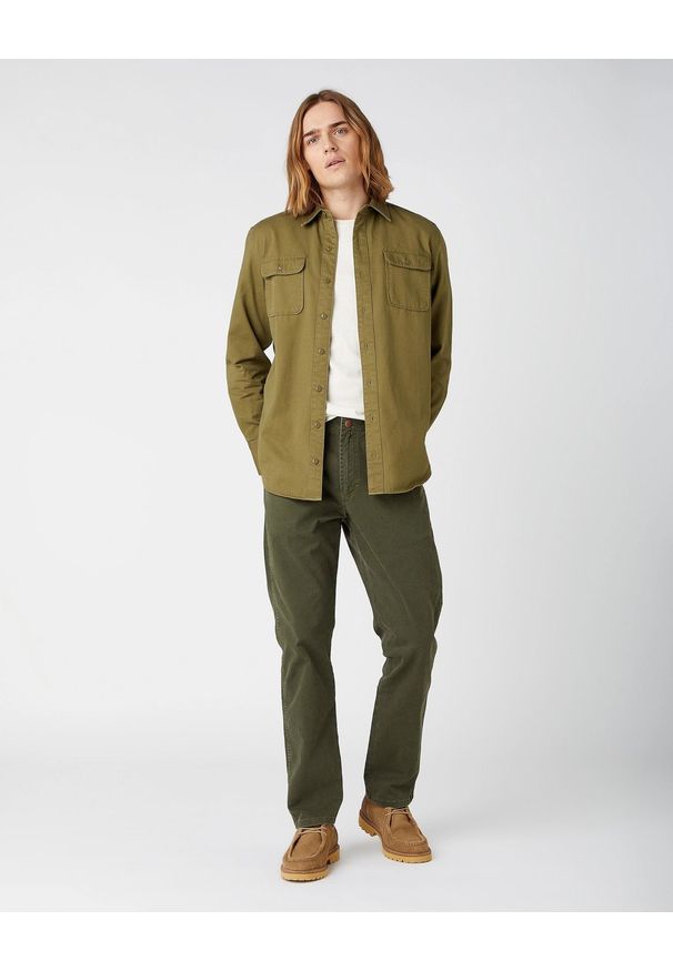 Wrangler - WRANGLER CASEY JONES SHIRT LONE TREE GREEN W561TMG38 112141392