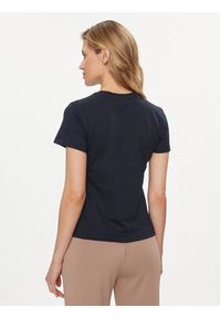 Guess T-Shirt Nyra V4GI01 I3Z14 Granatowy Regular Fit. Kolor: niebieski. Materiał: bawełna