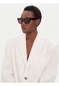 Max Mara Okulary przeciwsłoneczne Glimpse5 MM0099 52E Brązowy. Kolor: brązowy #3