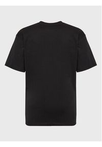 Market T-Shirt SMILEY 399001366 Czarny Regular Fit. Kolor: czarny. Materiał: bawełna