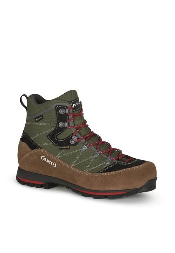 Buty trekkingowe męskie Aku Trekker Lite Iii Wide Gtx. Wysokość cholewki: za kostkę. Kolor: wielokolorowy. Materiał: zamsz, materiał. Szerokość cholewki: normalna