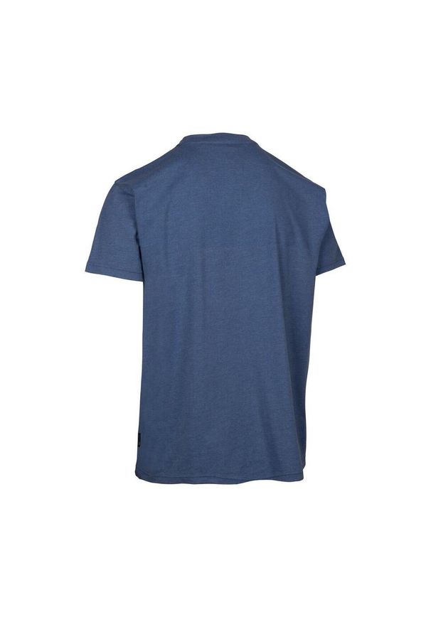 TRESPASS - T-shirt Męski Casual Flagel. Kolor: niebieski