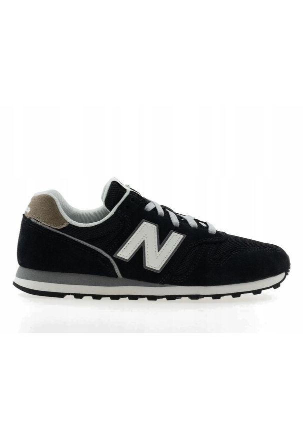 New Balance - BUTY męskie NEW BALANCE sneakersy 373 ML373XB2 sportowe skóra. Kolor: czarny, biały, wielokolorowy. Materiał: skóra. Model: New Balance 373. Sport: turystyka piesza