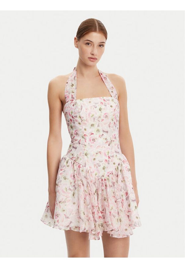 BARDOT - Bardot Sukienka koktajlowa 59743DB Różowy Regular Fit. Kolor: różowy. Materiał: syntetyk. Styl: wizytowy