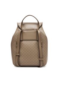 Calvin Klein Plecak Emblem Aop Mini Backpack LV04F3507G Beżowy. Kolor: beżowy. Materiał: skóra #5