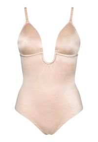 Spanx - SPANX Body Syf Plunge Low Back Thong 10206R Beżowy. Kolor: beżowy #4