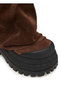 Naked Wolfe Botki Disturb Brązowy. Kolor: brązowy. Materiał: skóra, zamsz #6