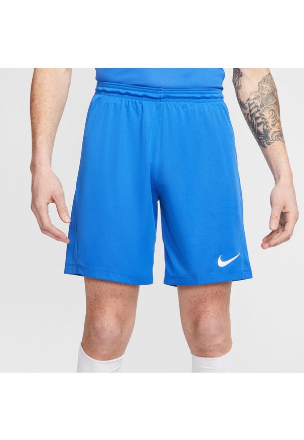 Spodenki Piłkarskie Męskie Nike Dry Park III. Kolor: niebieski. Sport: piłka nożna