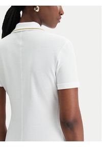 Versace Jeans Couture Sukienka codzienna 80HAOT03 CJ01T Biały Slim Fit. Okazja: na co dzień. Kolor: biały. Materiał: bawełna. Typ sukienki: proste. Styl: casual #2