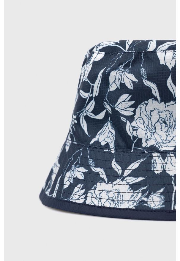 Tommy Jeans kapelusz dwustronny kolor granatowy. Kolor: niebieski. Materiał: poliester