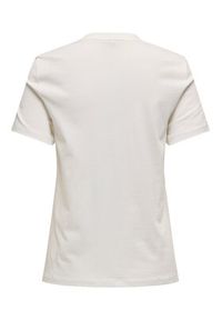 only - ONLY T-Shirt Kita 15349150 Biały Regular Fit. Kolor: biały. Materiał: bawełna #4