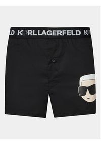 Karl Lagerfeld - KARL LAGERFELD Komplet 3 par bokserek Ikonik 2.0 Woven Boxer (X3) 236M2102 Czarny. Kolor: czarny. Materiał: bawełna #4