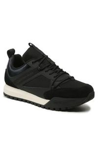 Calvin Klein Jeans Sneakersy Toothy Runner Low Laceup Mix YM0YM00710 Czarny. Kolor: czarny. Materiał: materiał