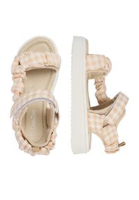 DeeZee Sandały CEO-CM250823-12 Beżowy jasny. Kolor: beżowy. Materiał: materiał #7