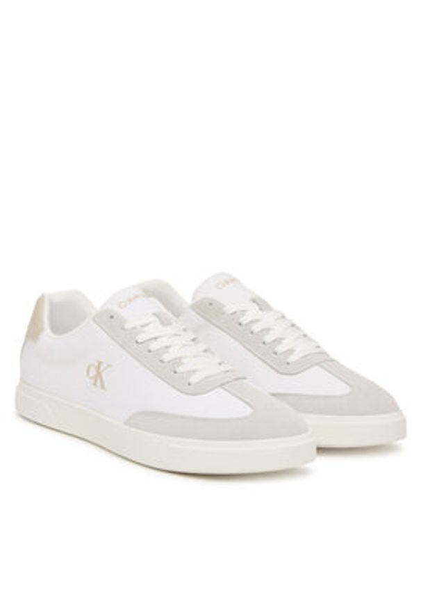 Calvin Klein Sneakersy Low Prof Cupsole Cv HM0HM02236 Biały. Kolor: biały. Materiał: materiał