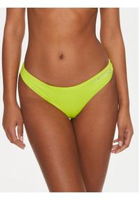 Guess Dół od bikini E4GO02 LY00K Zielony. Kolor: zielony. Materiał: syntetyk