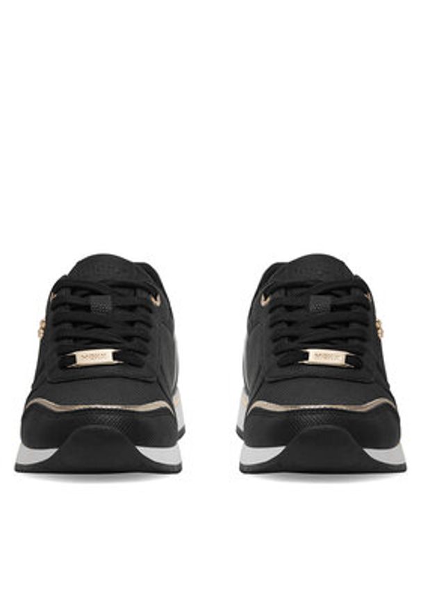 MEXX Sneakersy MIRL1010841W-01 Czarny. Kolor: czarny. Materiał: skóra