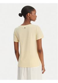 Weekend Max Mara T-Shirt Multif 2615971012 Żółty Regular Fit. Kolor: żółty. Materiał: bawełna #5