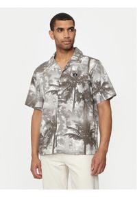 Converse Koszula M Aop Resort Shirt 10026435-A01 Szary jasny Regular Fit. Kolor: szary. Materiał: bawełna #1