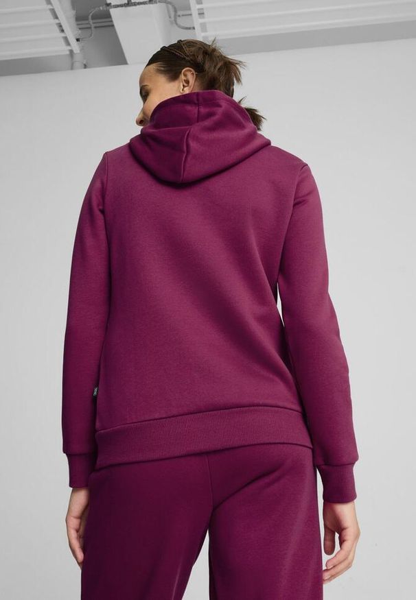 Puma - Damska bluza z kapturem i logo Essentials FL PUMA Magenta Gleam Pink. Typ kołnierza: kaptur. Kolor: różowy