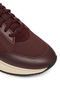 BOSS Sneakersy Ttnm Evo 50552911 Bordowy. Kolor: czerwony. Materiał: materiał #3