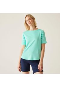 Regatta - Koszulka turystyczna damska Botanna. Kolor: niebieski. Materiał: poliester #1