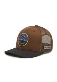 columbia - Columbia Czapka z daszkiem Mesh Snap Back Hat 1652541 Brązowy. Kolor: brązowy. Materiał: materiał
