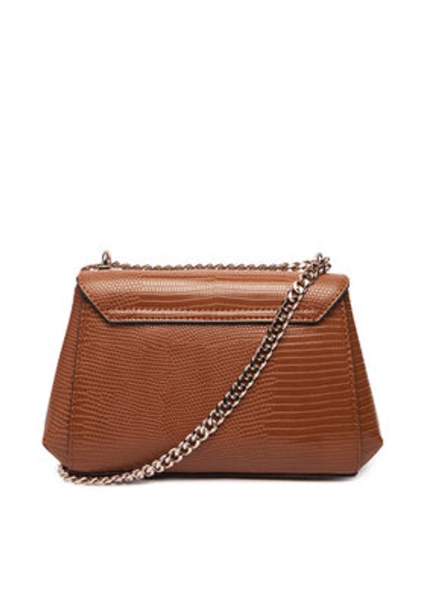 Guess Torebka Melinda Mini HWKL99 33780 Brązowy. Kolor: brązowy. Materiał: skórzane