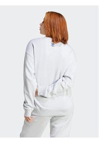 Adidas - adidas Bluza Sweatshirt IC6003 Szary Regular Fit. Kolor: szary. Materiał: bawełna #7