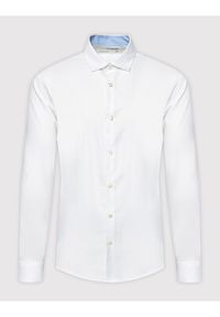 Selected Homme Koszula New Mark 16058640 Biały Slim Fit. Kolor: biały. Materiał: bawełna #5