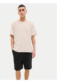 Jack & Jones - Jack&Jones Piżama Everest 12273635 Beżowy Standard Fit. Kolor: beżowy. Materiał: bawełna