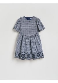 Reserved - Sukienka w kratę - wielobarwny. Materiał: bawełna #1