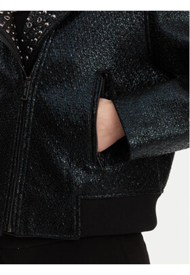 DKNY Kurtka przejściowa P4JJ6XIY Czarny Regular Fit. Kolor: czarny. Materiał: syntetyk
